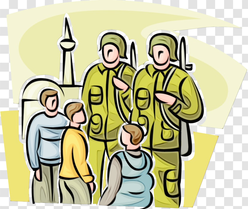 Clothing Team Yellow Profession Line Transparent PNG