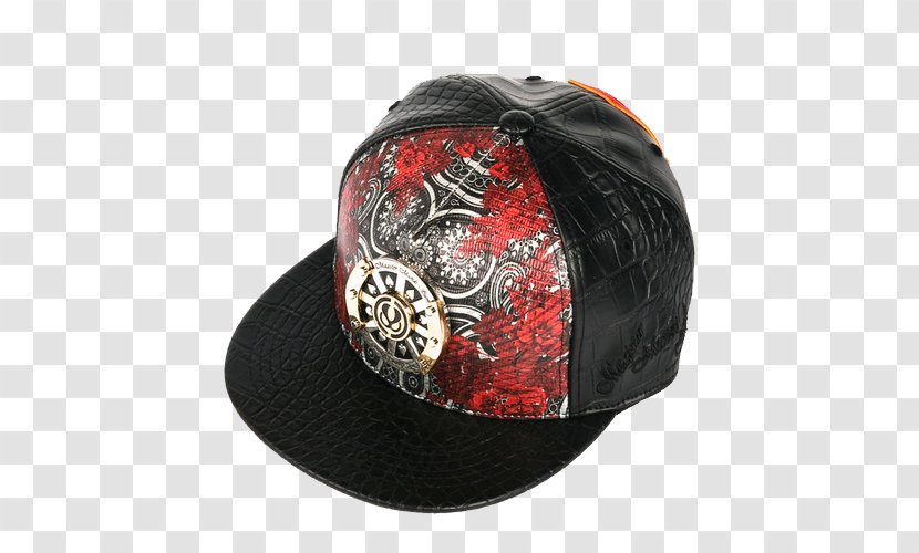 Baseball Cap Sequin Hat - Headgear - Red Sequined Black Transparent PNG
