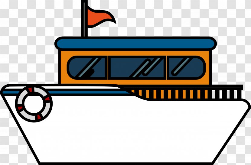 Car Ship Vehicle Download Clip Art - Cargo - Flat Cartoon Transparent PNG