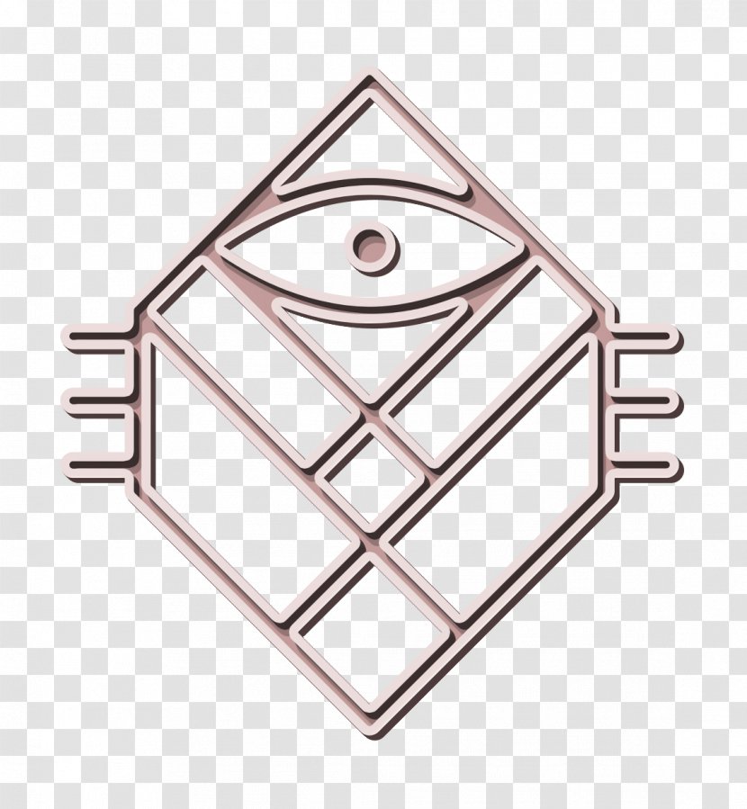 Abstract Icon Bug Eye - Symbol Triangle Transparent PNG