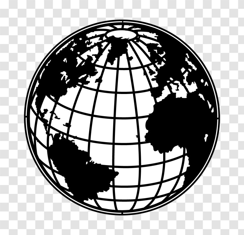 Globe World Earth White Steel - Ball Transparent PNG