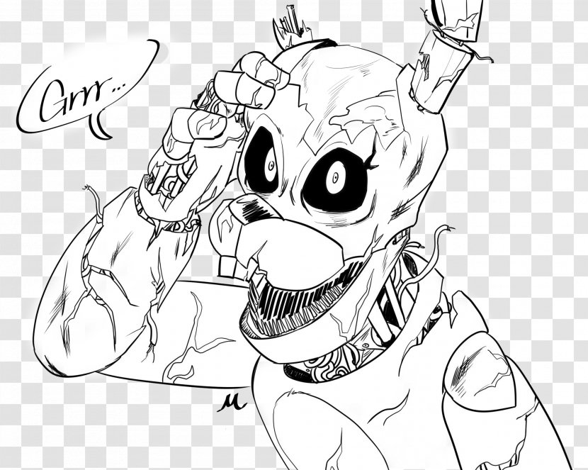 Five Nights At Freddy's 3 Freddy's: Sister Location Coloring Book Drawing - Watercolor - Nightmare Transparent PNG