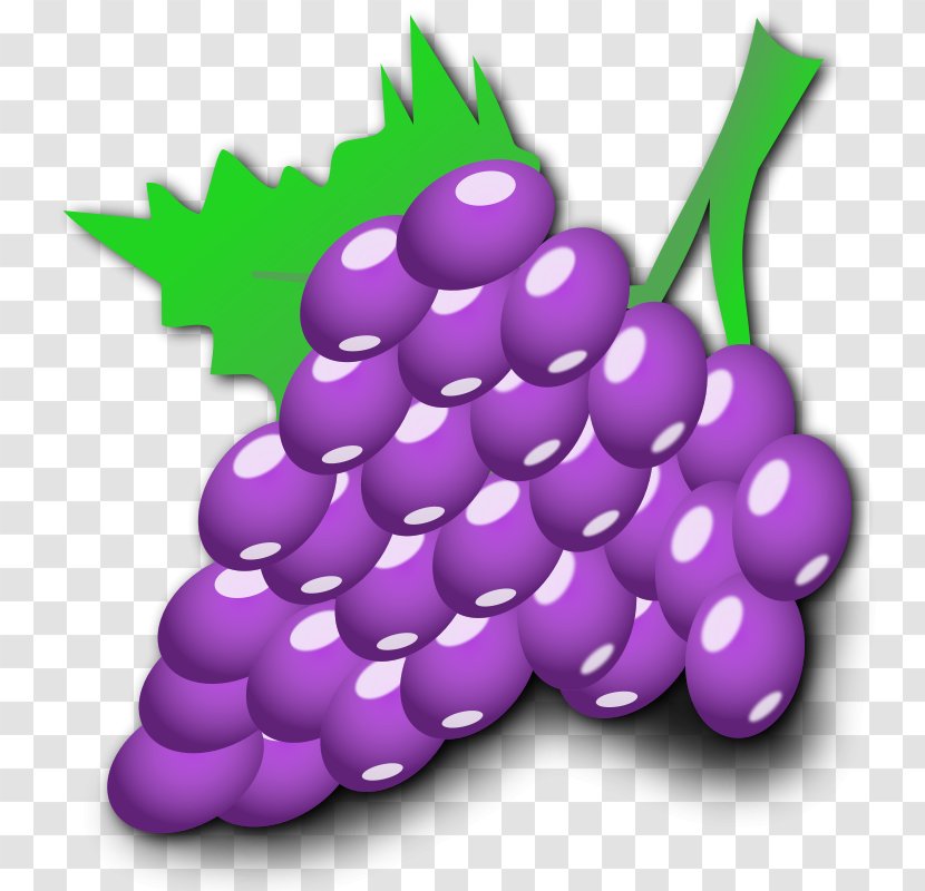 Common Grape Vine Cartoon Clip Art - Berry - Grapes Images Transparent PNG