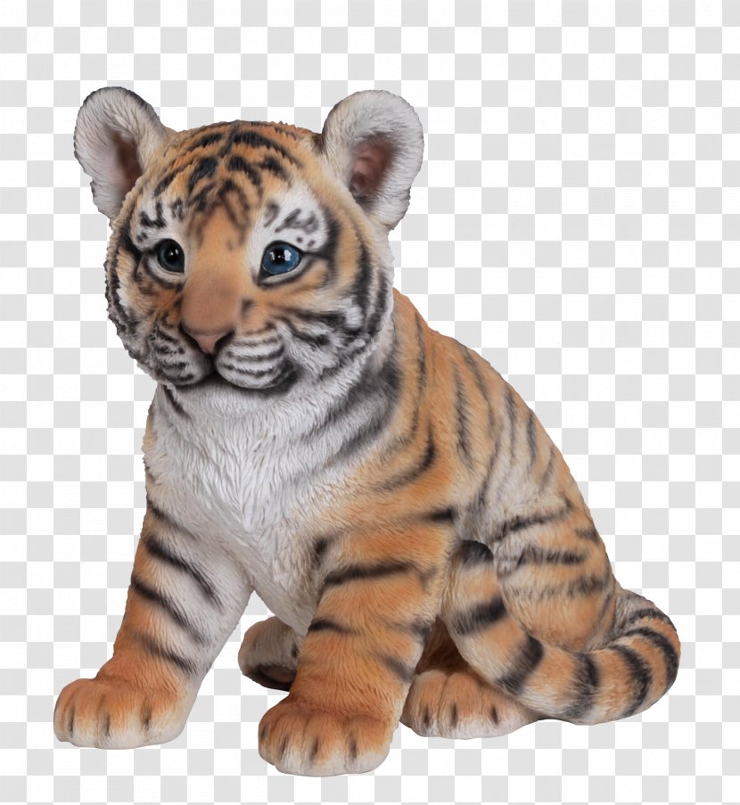 Tiger Cat Statue Garden Ornament - Like Mammal Transparent PNG