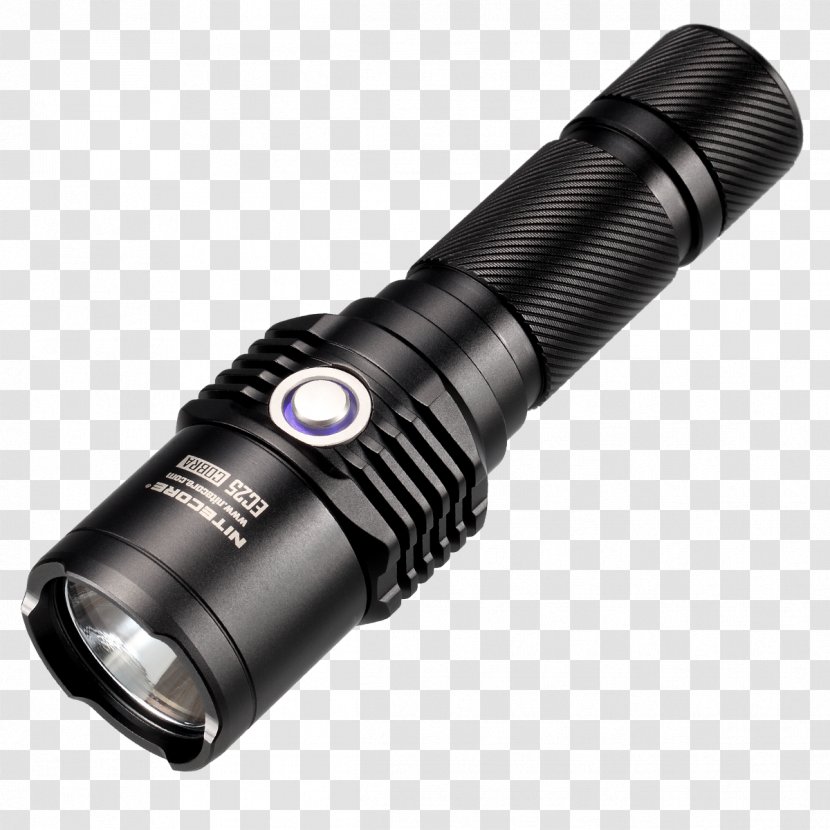 Nitecore EA41 Explorer Compact Searchlight 1020 Lumens Flashlight Amazon.com Light-emitting Diode - Bateria Cr123 Transparent PNG