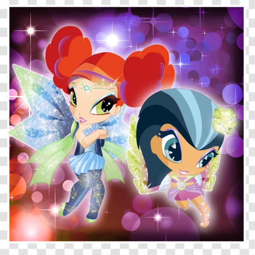 Tecna Winx Club: Believix In You Fairy Pixie - Flower - Caramel Transparent PNG