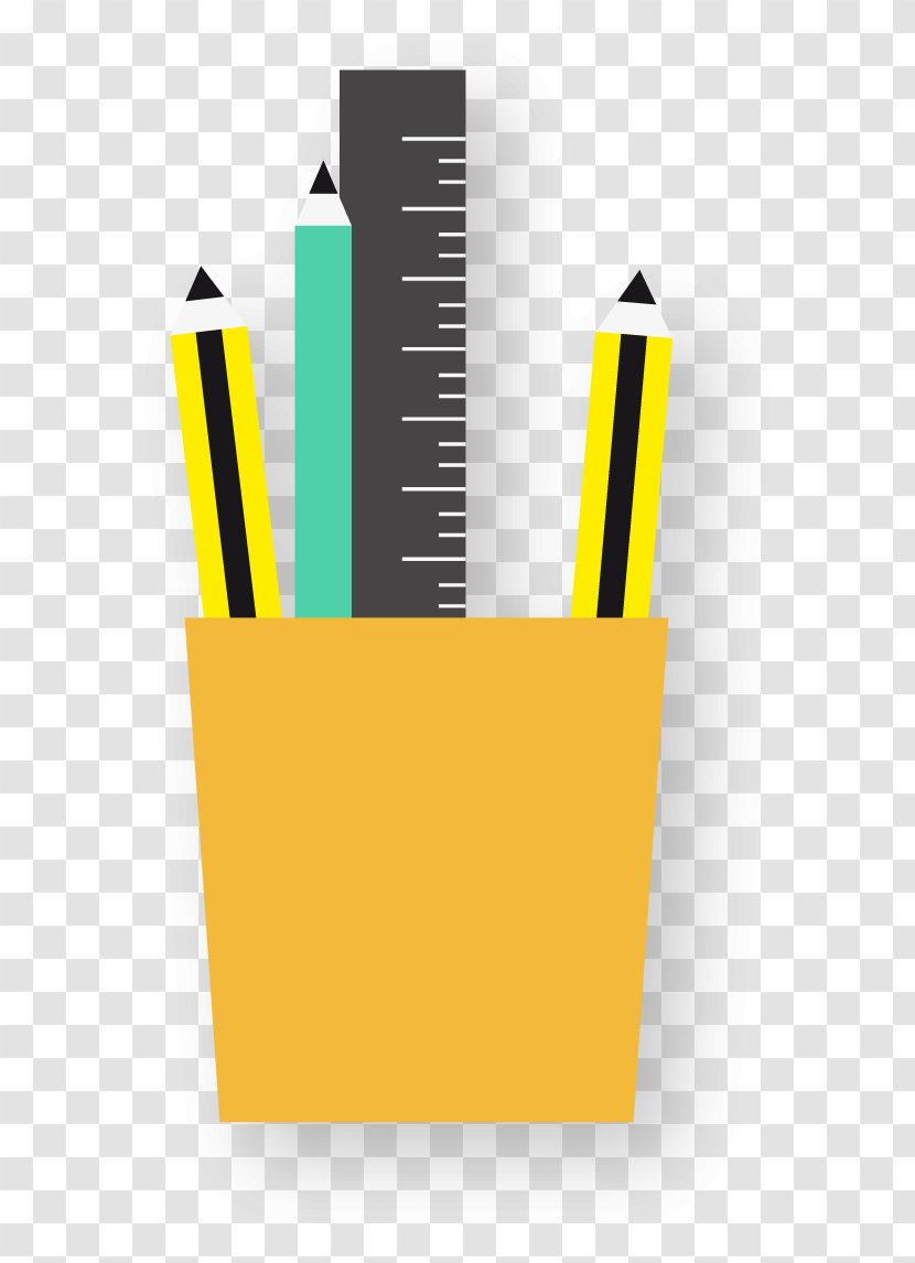 Graphic Design Stationery Drawing Pencil - Designer - Cartoon Pen Flat Education Transparent PNG
