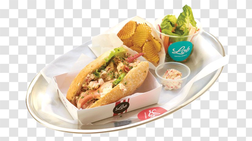 LOB Lobster & Secrets Full Breakfast Take-out Sandwich - Fast Food - Bisque Transparent PNG