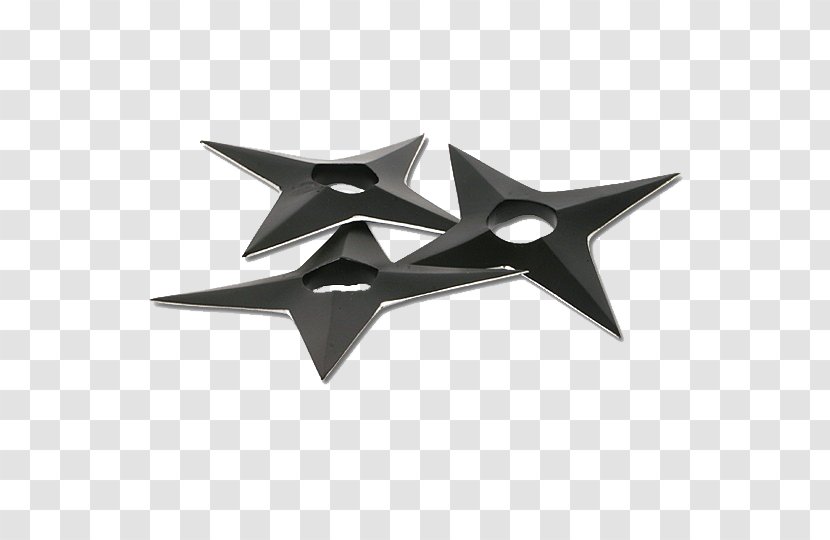 The Ninja Shuriken Knife Ninjutsu - Metal Particles Transparent PNG