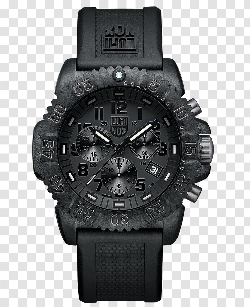 Luminox Navy Seal Colormark 3050 Series Watch Chronograph United States SEALs - Strap Transparent PNG