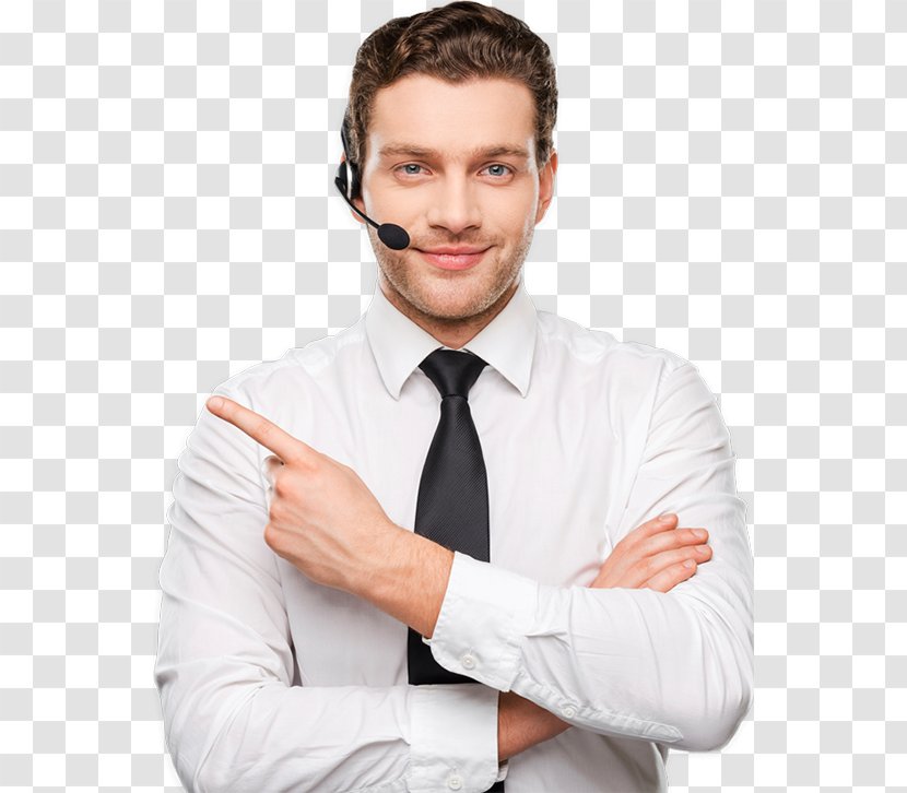 Call Centre Customer Service EZCom Software Inc. - Suit - Man Pointing Transparent PNG