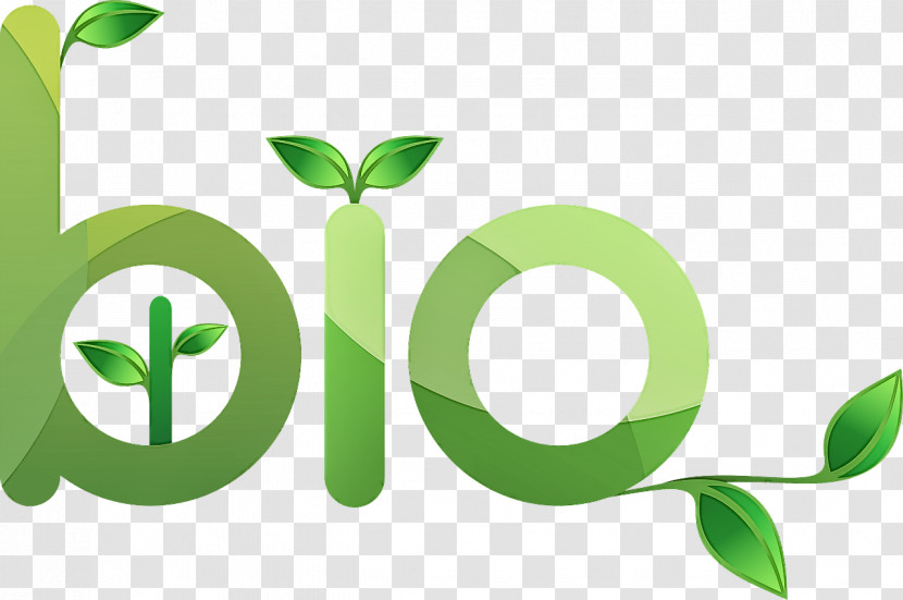 Green Leaf Font Logo Plant Transparent PNG