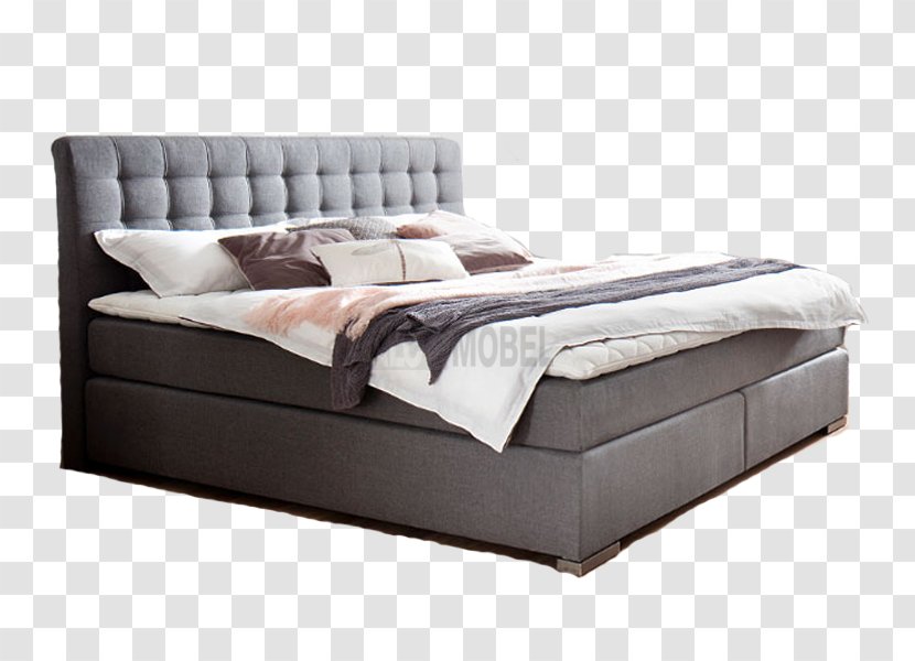 Box-spring Bedroom Mattress Furniture - Bed Transparent PNG