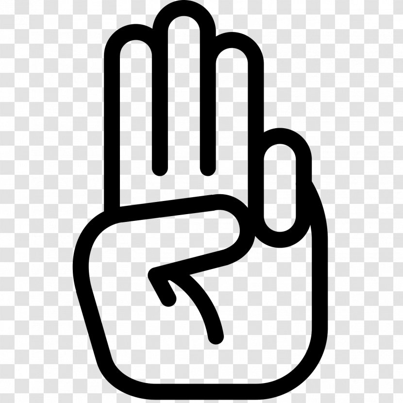 V Sign Finger - Peace Symbols - Icon Transparent PNG