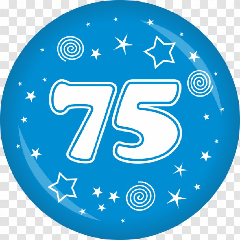 Number Blue Symbol Clip Art - Button - 75% Transparent PNG