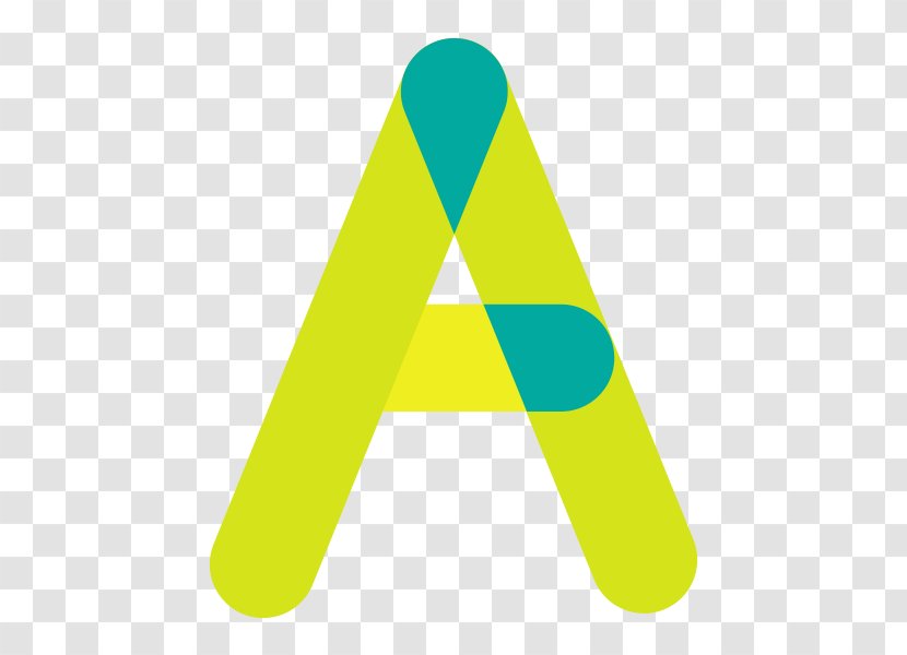 Line Font Yellow Triangle Logo Transparent PNG