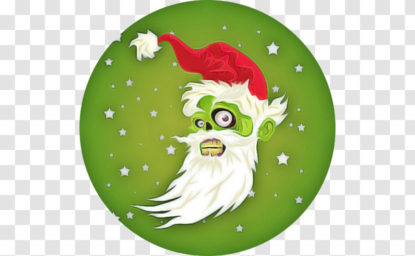 Santa Claus - Plate - Holly Transparent PNG