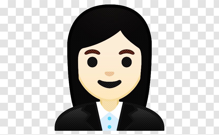 Emoji Hair - Female - Formal Wear Gentleman Transparent PNG