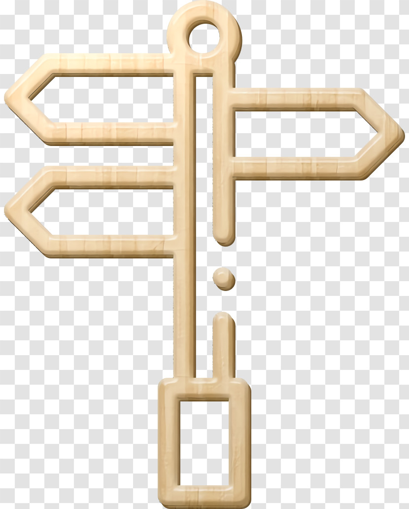 City Icon Signpost Icon Transparent PNG