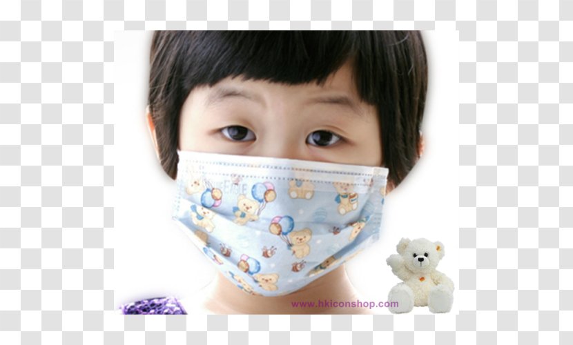 Surgical Mask Child Cheek Face - Facial Transparent PNG