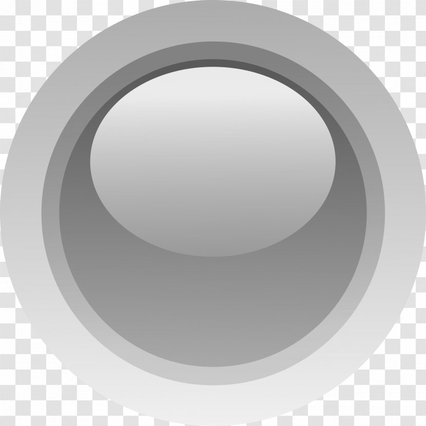 Grey Clip Art - Lightemitting Diode - Circle Transparent PNG