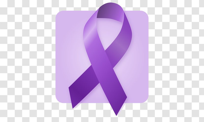 Desert Sanctuary Inc Confronting Domestic Violence Awareness Ribbon - Purple Transparent PNG