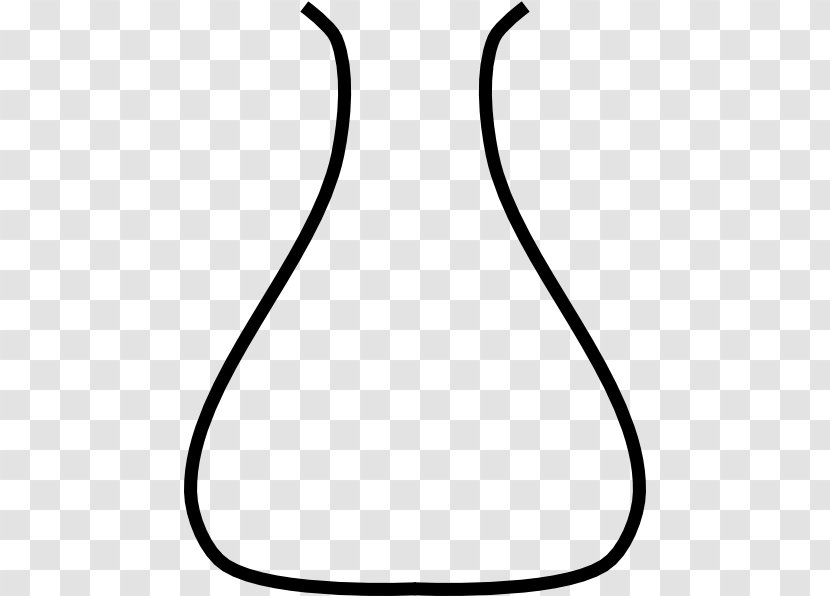 Laboratory Flasks Erlenmeyer Flask Chemistry Clip Art - Black - Conical Transparent PNG