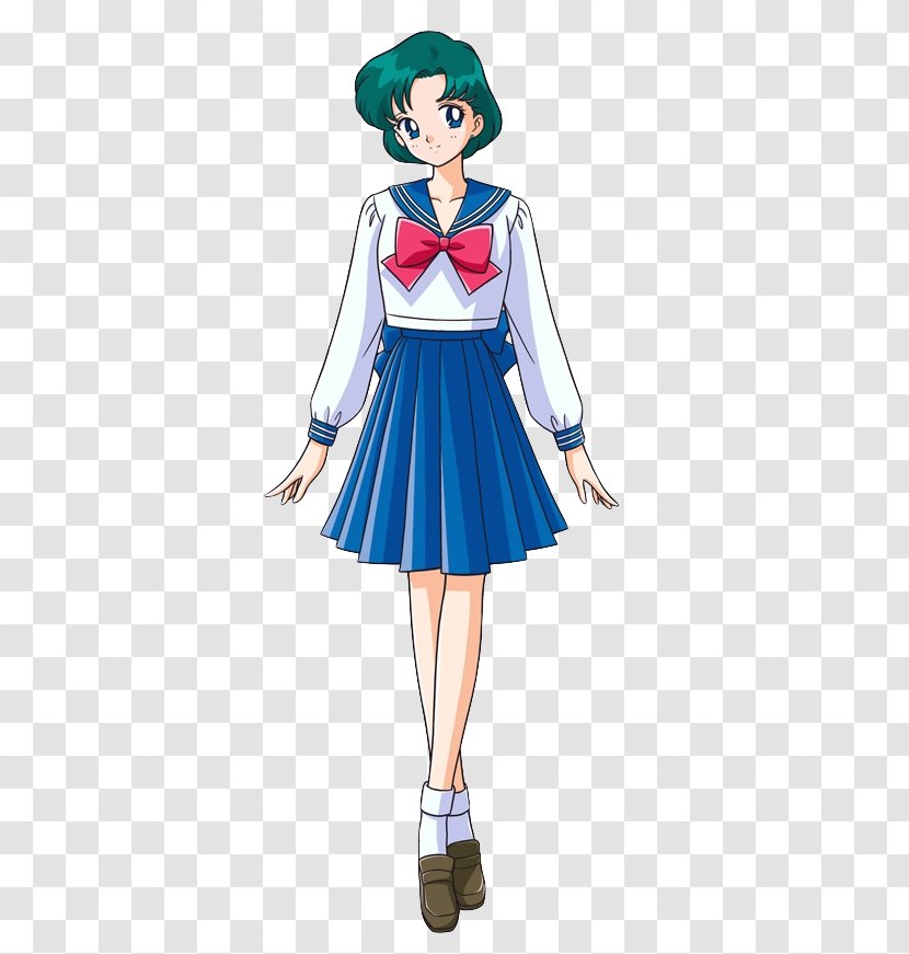 Sailor Mercury Moon Jupiter Venus Mars - Watercolor - Silver Transparent PNG