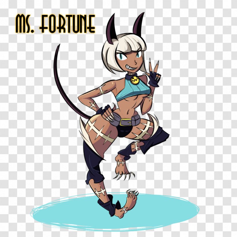 Skullgirls Arcade Game Darkstalkers Video Fan Art - Silhouette - Cute Girls Transparent PNG