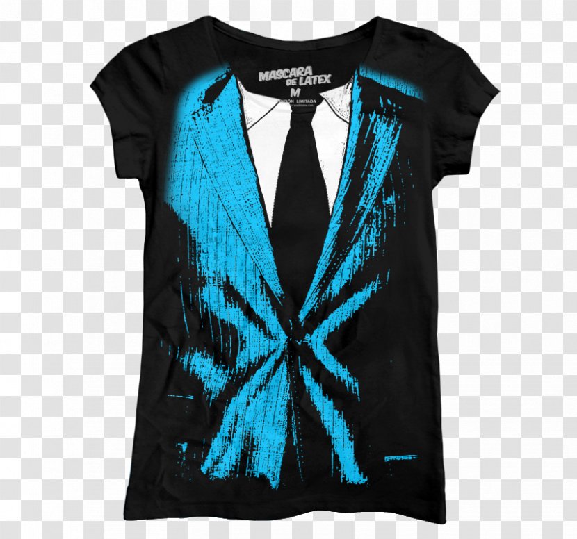 T-shirt Máscara De Latex Suit Dress - Silhouette Transparent PNG