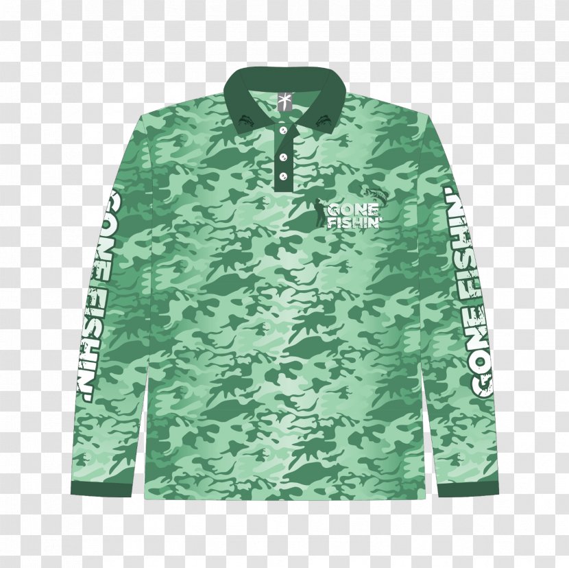 T-shirt Sleeve Collar Outerwear - Green Transparent PNG