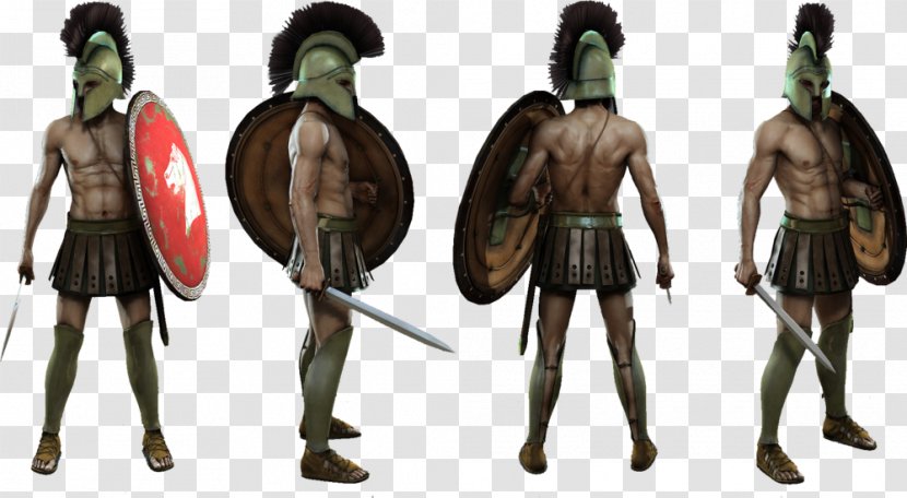 Spartan Army Hoplite Soldier Warrior - Sparta Transparent PNG