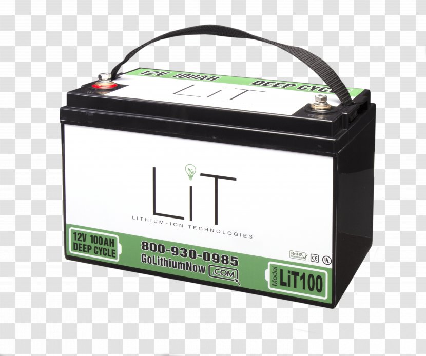 Electric Battery Deep-cycle Lithium-ion Lithium - Technology - Automotive Transparent PNG