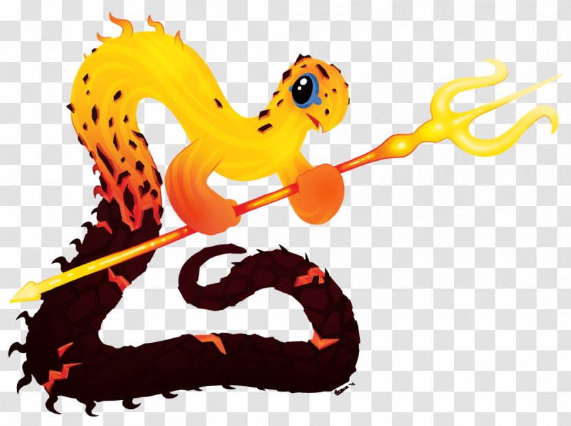 Fire Salamander Dungeons & Dragons Legendary Creature Clip Art - Drawing - Pics Of Fantasy Creatures Transparent PNG