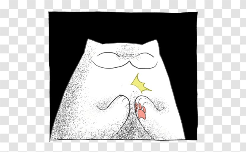 Grumpy Cat Kitten Paper Sticker - Drawing Transparent PNG
