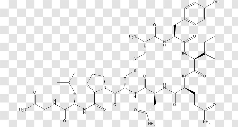 Organic Chemistry Oxytocin Molecule Chemical Formula - Watercolor Transparent PNG