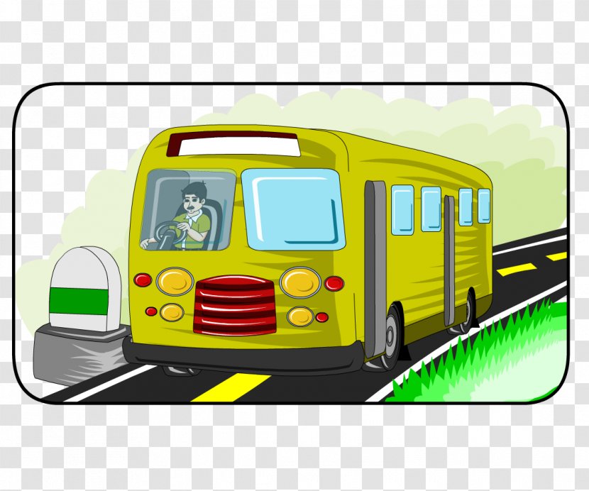 School Bus Car Mode Of Transport - Narasimha Transparent PNG