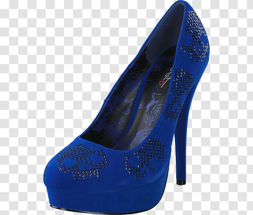 High-heeled Shoe Blue Leather Sneakers - Stiletto Heel - Fist Pump Transparent PNG