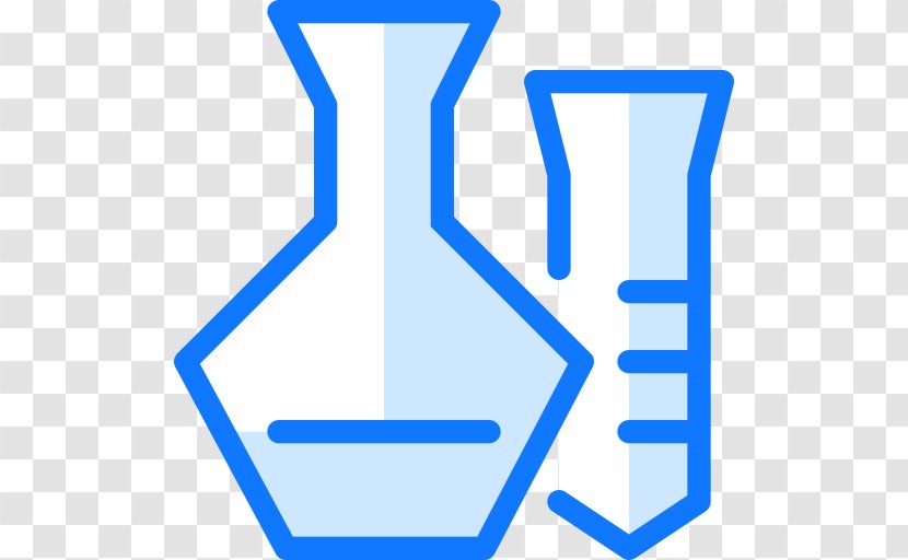 Beaker Laboratory Chemistry Science Physics - Blue Transparent PNG