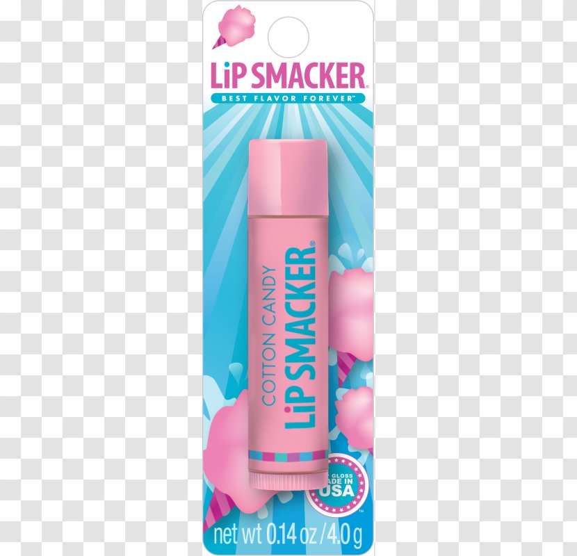 Lip Balm Gloss Smackers Cosmetics - Cotton Candy Cart Transparent PNG