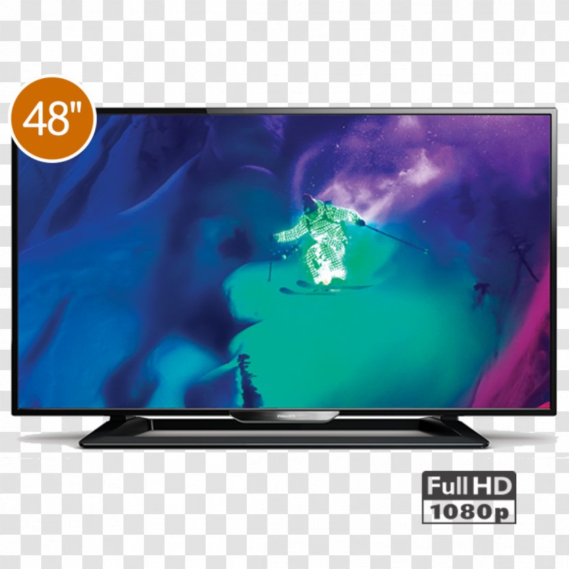 LED-backlit LCD Television Philips 1080p - Backlight - LED Transparent PNG