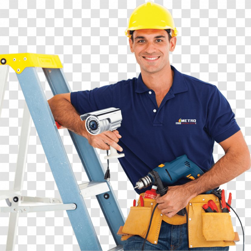 Power Tool Johnson Hardware Co. Closed-circuit Television Home Repair - Blue Collar Worker - Technical Support Transparent PNG