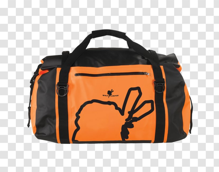 Wolf Camper Dry Bag WolfCamper Backpack Campervans - Orange Designer Shopping Bags Transparent PNG