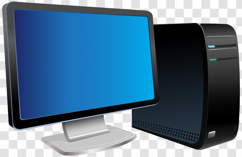 Laptop Desktop Computers Computer Monitors Clip Art - Electronic Device - Tecnology Transparent PNG