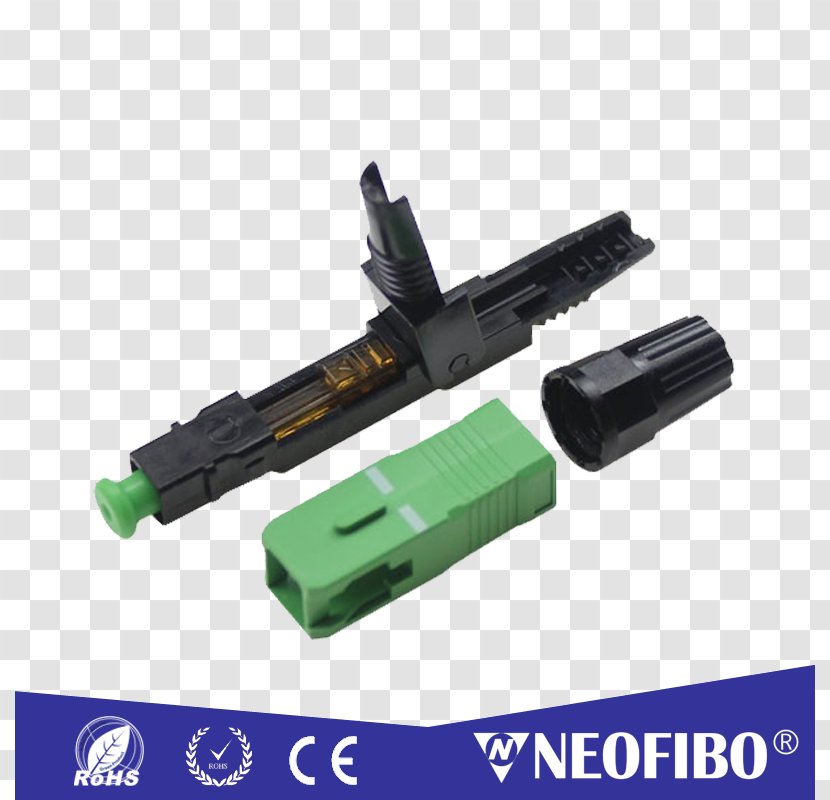 Optical Fiber Connector Single-mode Electrical Optics - Electronic Component Transparent PNG