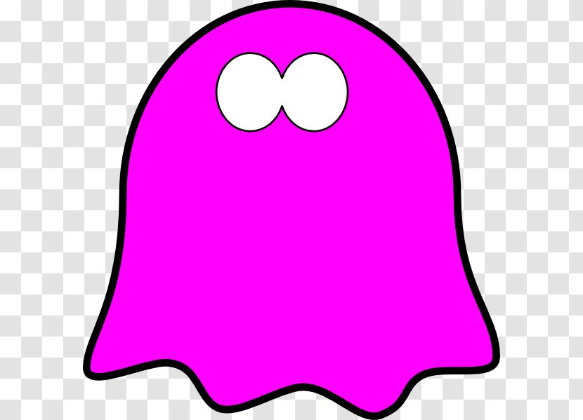 Pac-Man Ghosts Halloween Clip Art - Pink Base Cliparts Transparent PNG