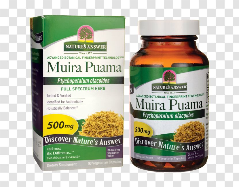 Dietary Supplement Muira Puama Bark Rhodiola Rosea Extract - Herbal Transparent PNG