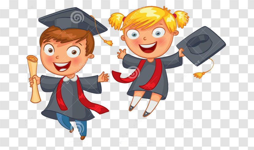 Graduation Ceremony School Cartoon Transparent PNG