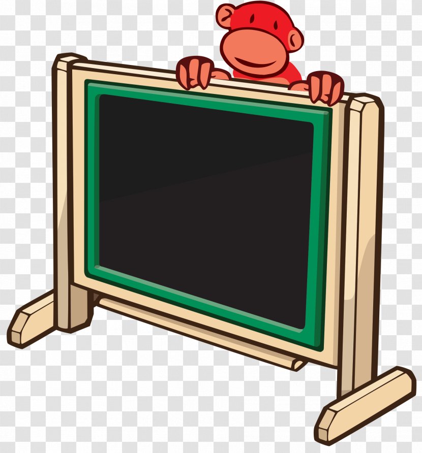 Playground Cartoon - Wooden Board Transparent PNG