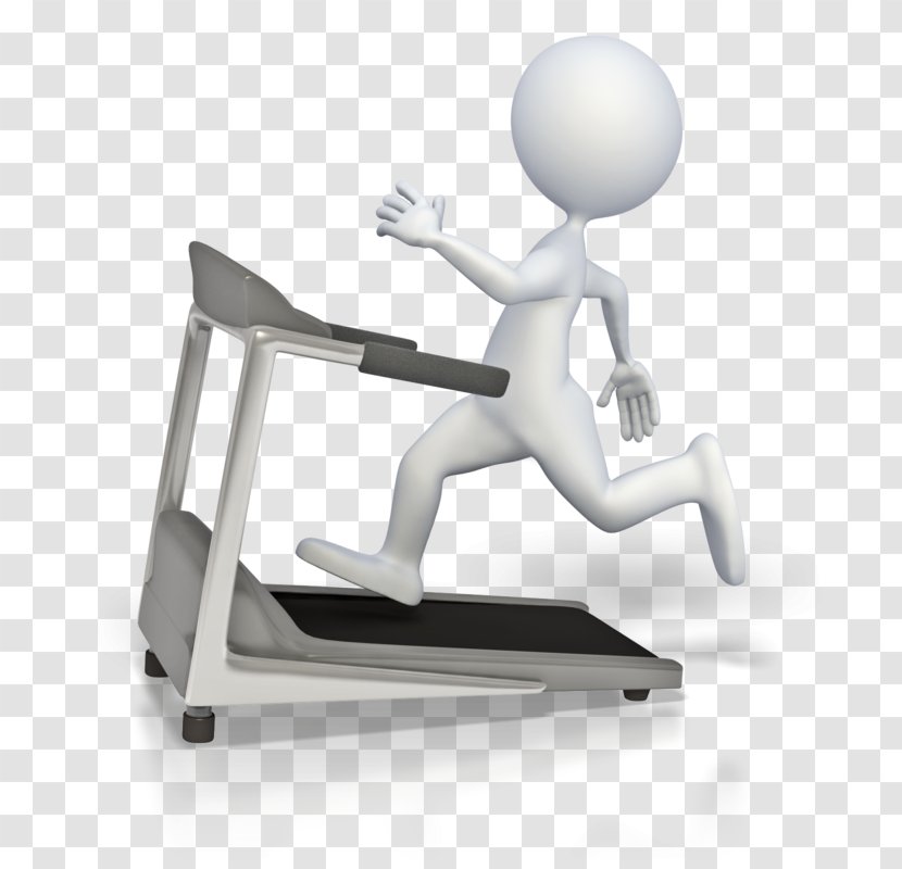 Running Stick Figure Treadmill Physical Exercise Clip Art - Machine Transparent PNG
